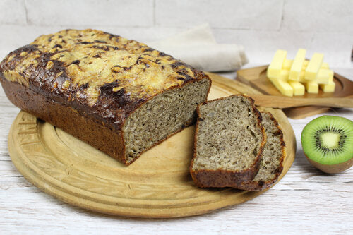 CHEESY KIWIFRUIT SEED FLOUR BREAD