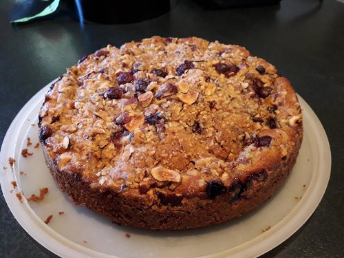 AUTUMN FEIJOA CRUMBLE CAKE