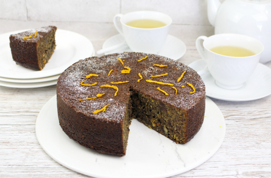 ORANGE & HEMP SEED FLOUR CAKE