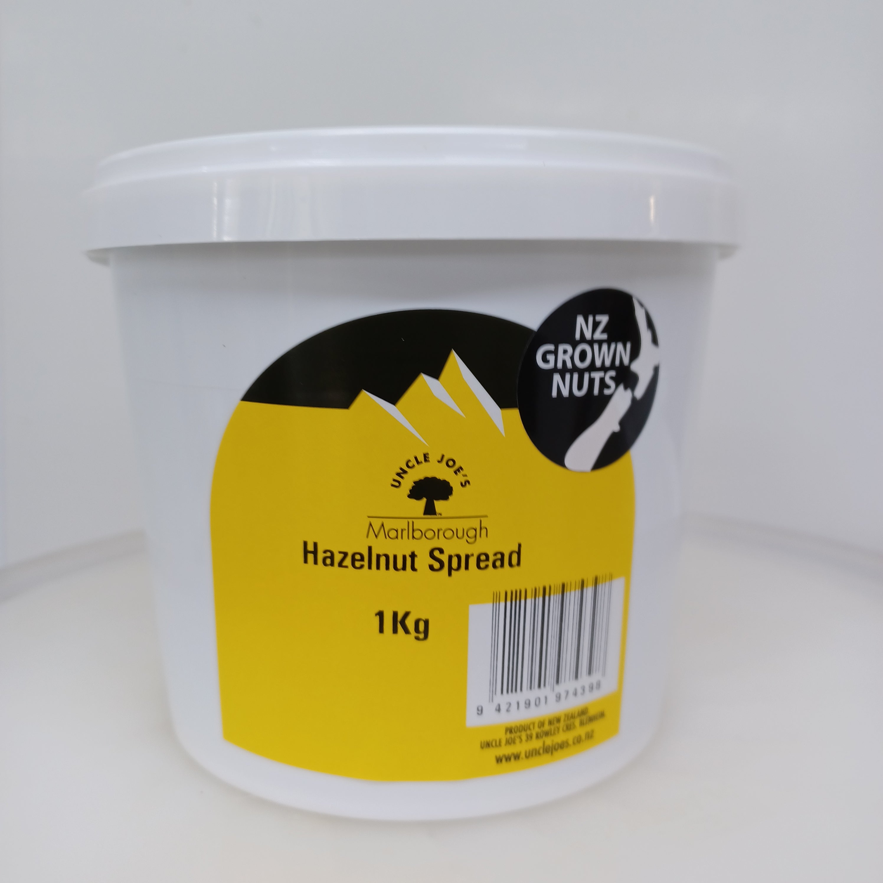 Smooth Hazelnut Spread Bulk 1kg UncleJoesNZ